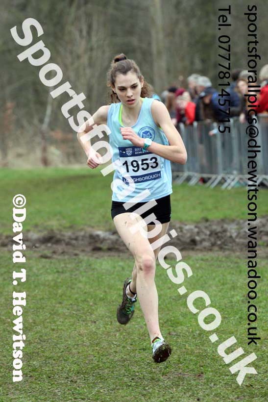 Womens under-17s Inter Counties Cross Country, Prestwold Hall, Loughborough. Photo: David T. Hewitson/Sports for All Pics